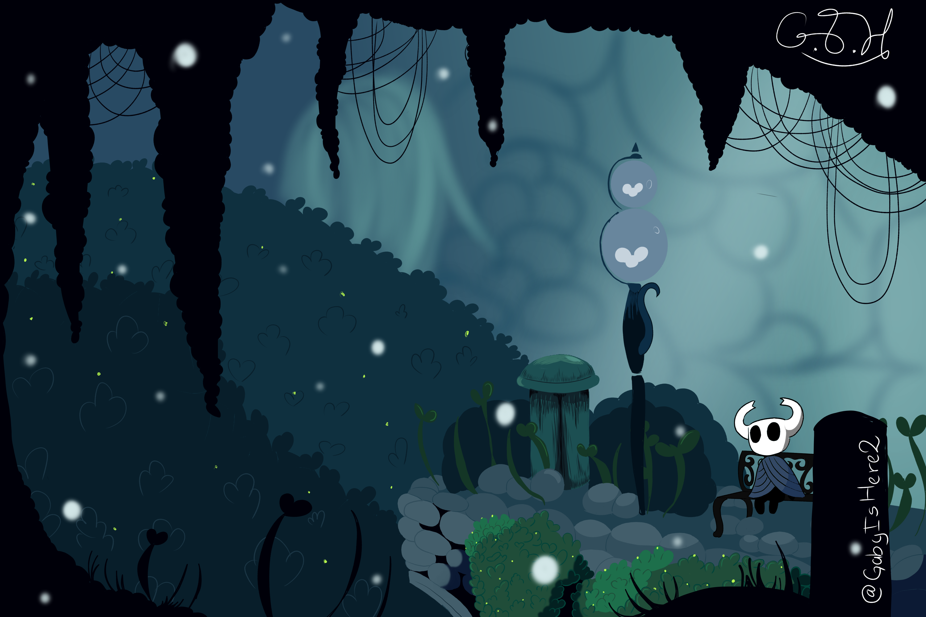 Hollow Knight Greenpath - Fanart by GabyIsHere2 on DeviantArt