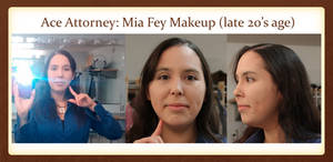 Mia Fey, Ace Attorney Makeup (late 20's age)