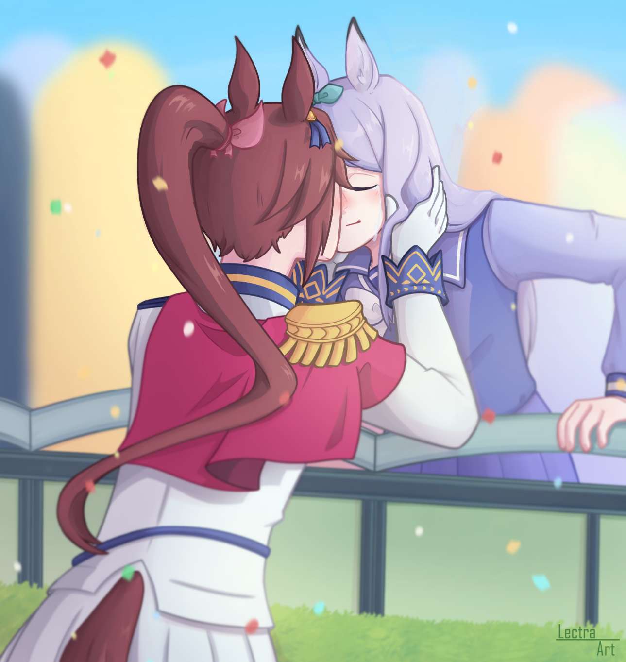 Tokai Teio And Mejiro McQueen FA By LectraArt On DeviantArt tokai-teio-and-mejiro-mcqueen-fa-by-lectraart-on-deviantart