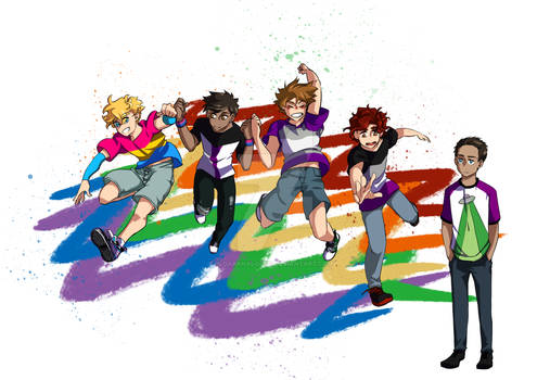 Jump for Pride! Boy edition