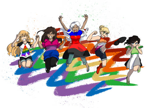 Jump for Pride! Girl Edition