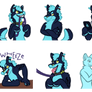 Telegram Stickers for Blue