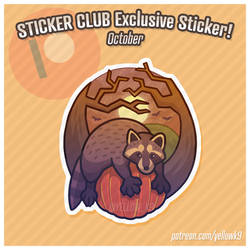 October Sticker Club Design!