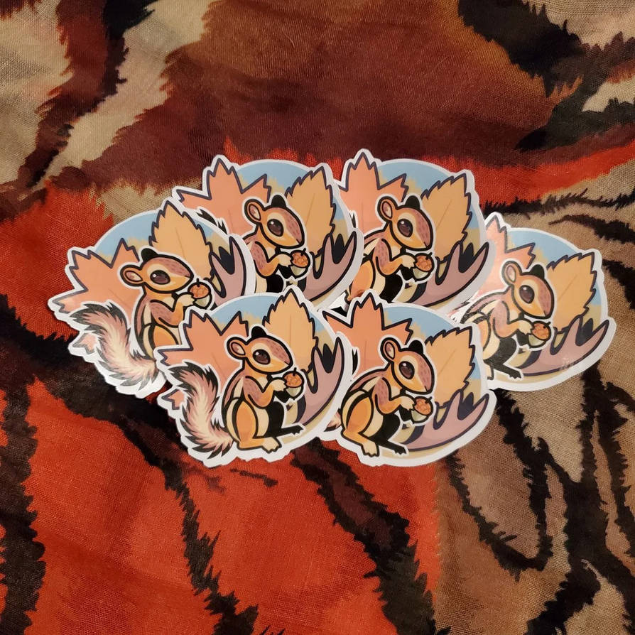 Chipmunk Sticker Chipmunk Stickers by Yellow-K9 on DeviantArt