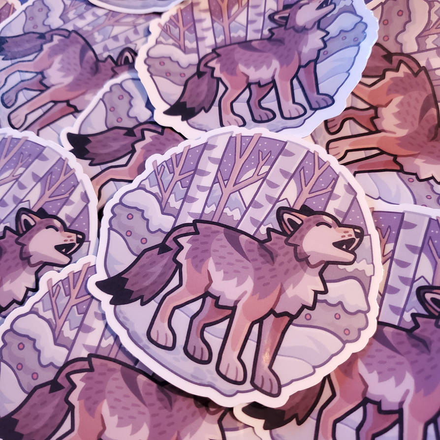 No Wolves Sticker Wolf Stickers! $4 by Yellow-K9 on DeviantArt