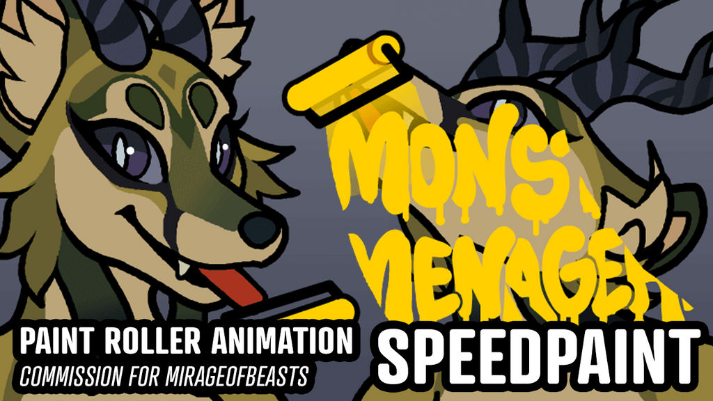 Paint Roller Animation SPEEDPAINT by Yellow-K9 on DeviantArt