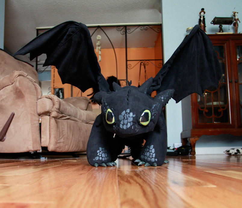 2nd Toothless Full Front View by thekimeleon on DeviantArt