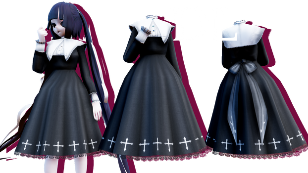 [mmdlolita]crossblack[DL]