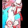 Kitsune bookmark (front)