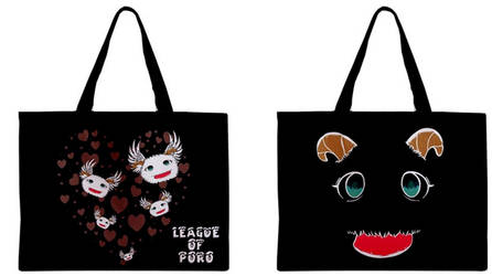 Tote Bag League Of Poro Black - League of Legends