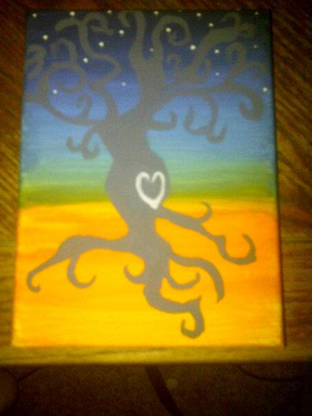 Tim Burton Tree Painting by bexx5 on DeviantArt