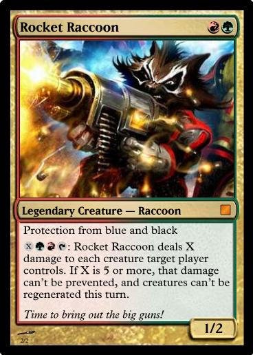 Rocket Raccoon MTG by MutantMarksman on DeviantArt