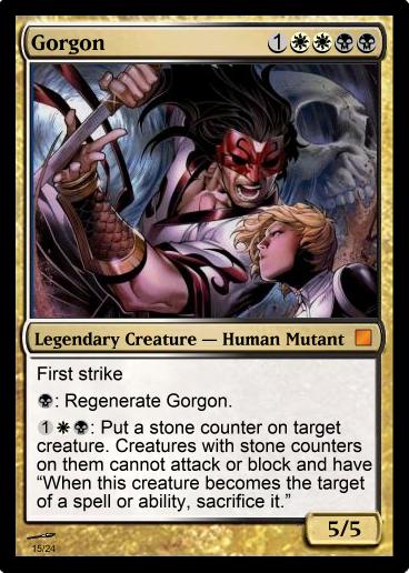 gorgon cards mtg Amazon.com: Magic: The Gathering - Vraska, Scheming - Foil - Planeswalker Deck Exclusive Put a +1/+1 counter on up to one target creature Gorgon MTG by MutantMarksman on
