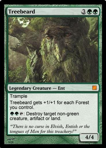 treebeard mtg card Treebeard, Gracious Host