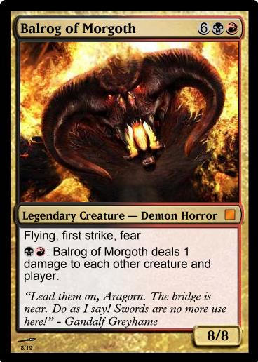 Balrog of Morgoth MTG by MutantMarksman on DeviantArt Balrog of Morgoth MTG by MutantMarksman on DeviantArt