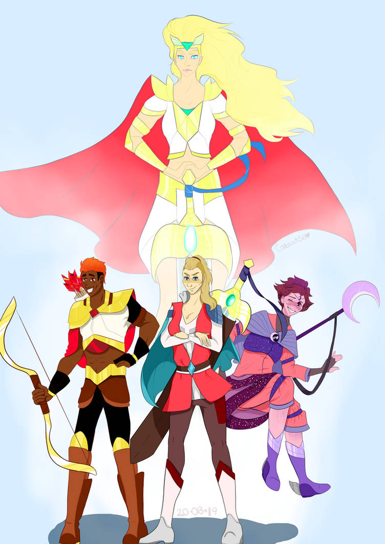 She Ra Human She-Ra character redesigns by Miss-Scales on DeviantArt