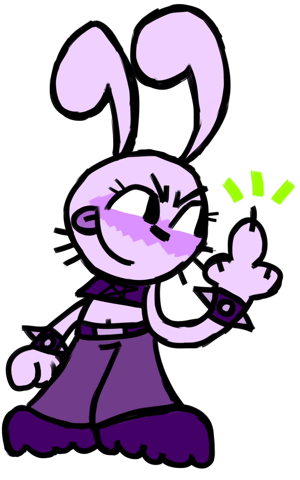 rude bunny1 by metallicmadness on DeviantArt