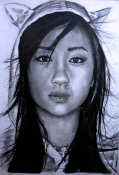 Hikaru Utada Pencil Portrait