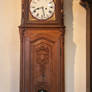 stock wooden longcase clock middle ages
