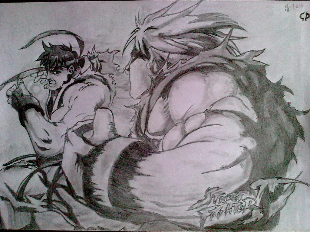 Street fighter 4: ryu VS ken