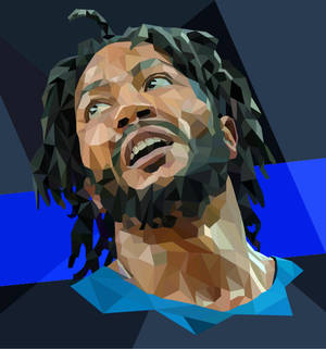 Derrick Rose Low Poly