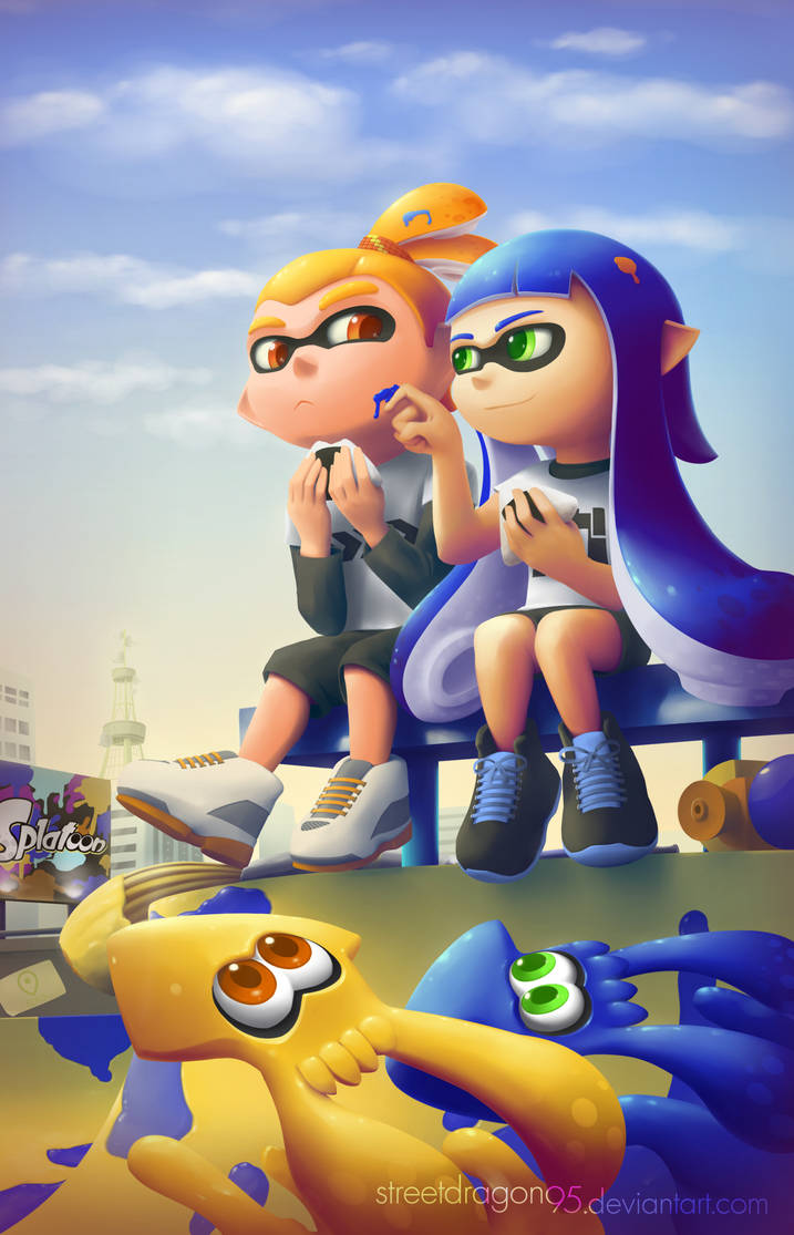 Splatoon Fanart: After the battle by Mikapoofs on DeviantArt