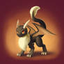 Nyra the Fluffy Dark Dragon