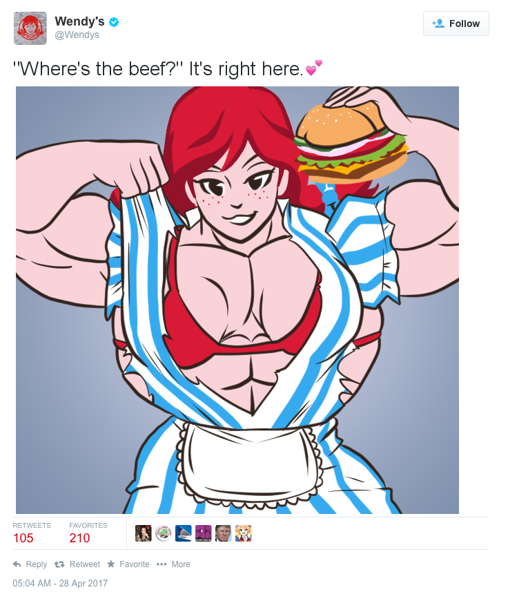 Wendy's Beefy Tweet