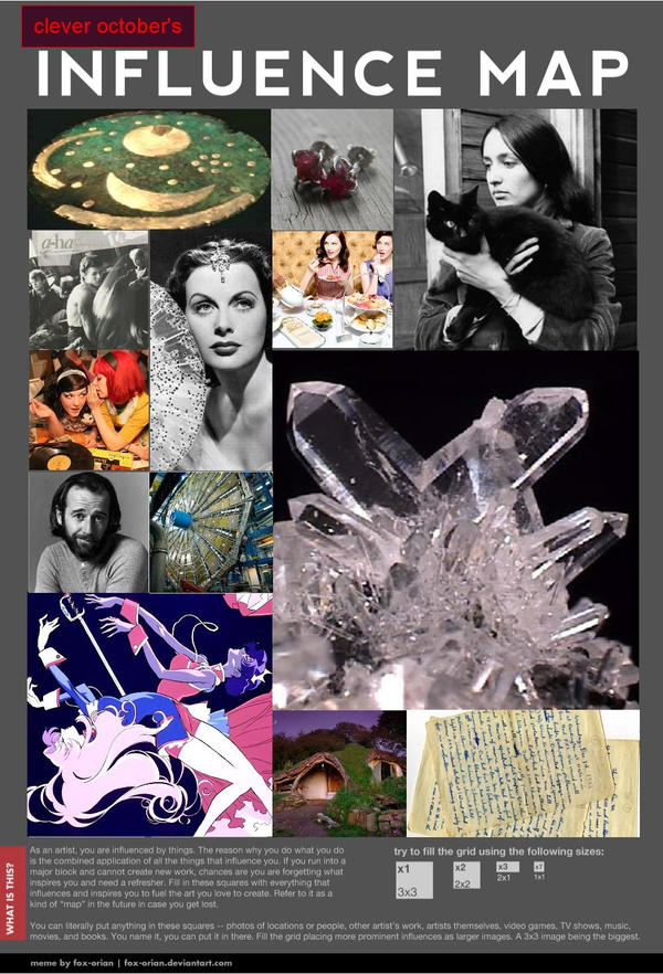 October Influence clever october's influence map by cleveroctober on DeviantArt
