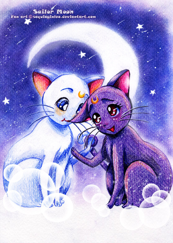 Luna Y Artemis By Saayi San On Deviantart Luna Y Artemis By Saayi San On Deviantart