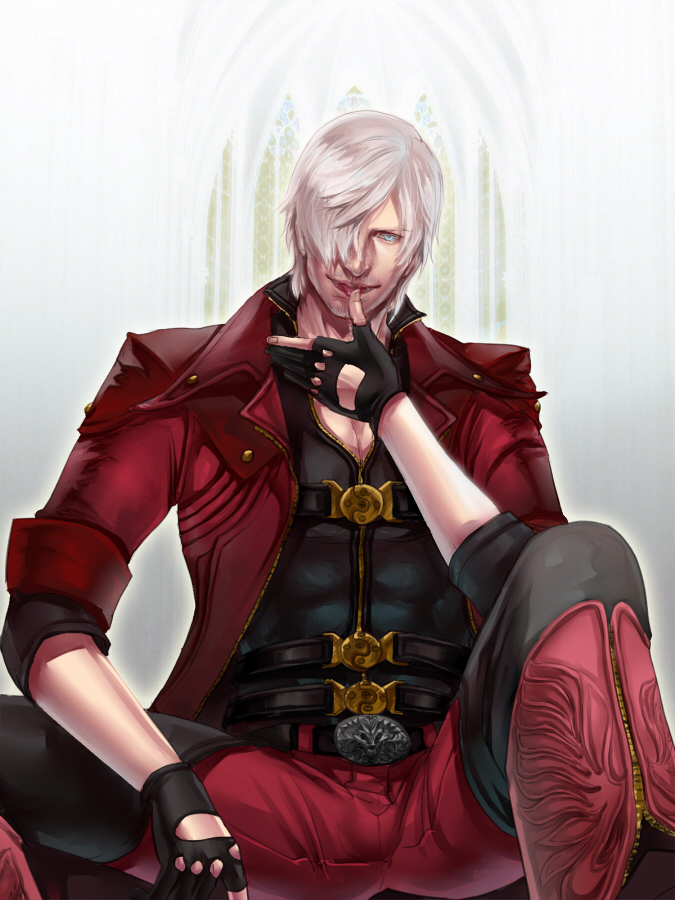 Dante in DMC4( Colored ver.) by eilinna on DeviantArt