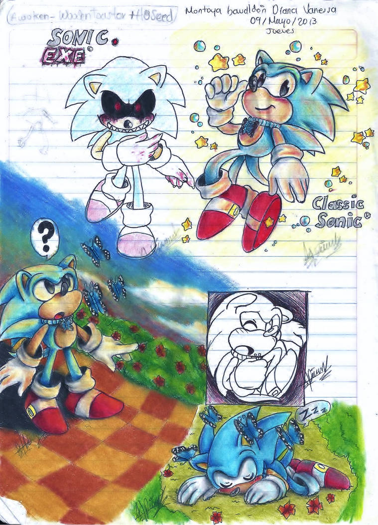 ~ Classic Sonic ~ by ClassicMariposAzul on DeviantArt