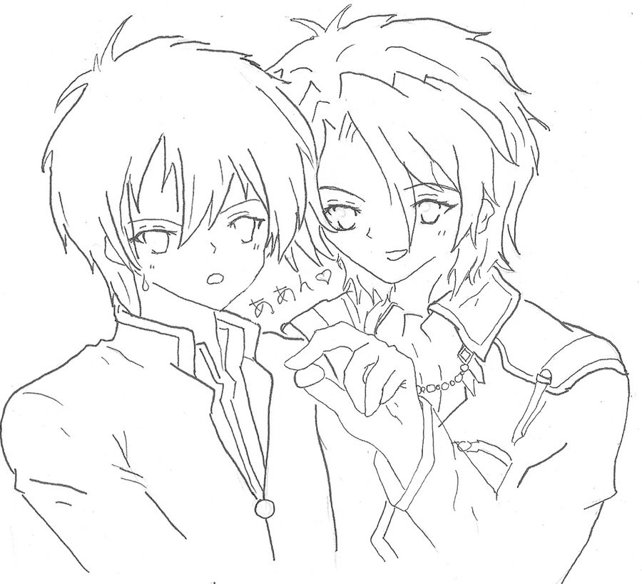 Yuuram lineart by Chiisai-hime on DeviantArt