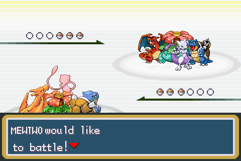 Pokemon FireRed (Mewtwo Battle)