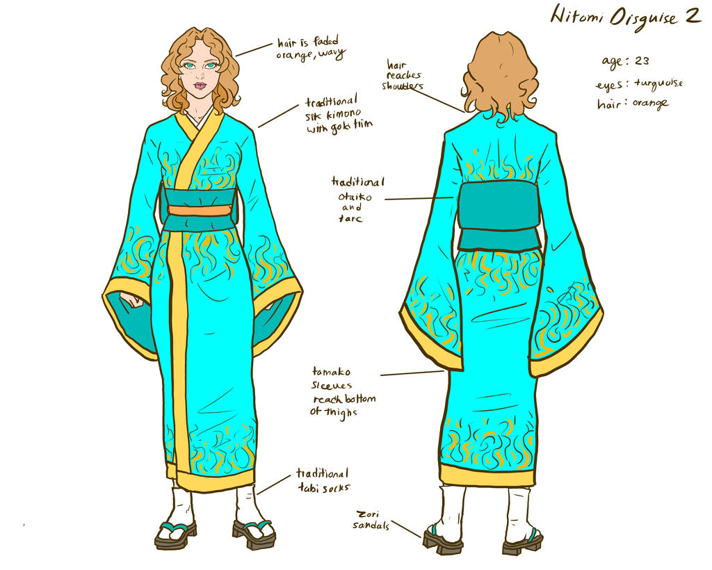 Hitomi Disguise 2 Design Layout