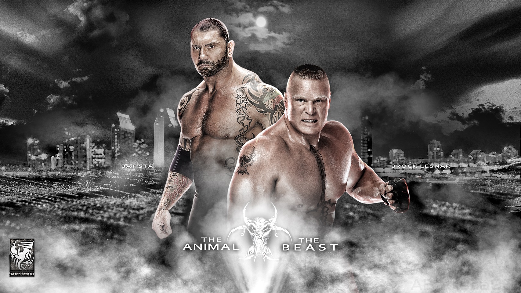Batista and Brock lesnar new wallpaper by AhmedBatista1993 on DeviantArt Batista and Brock lesnar new wallpaper by AhmedBatista1993 on DeviantArt