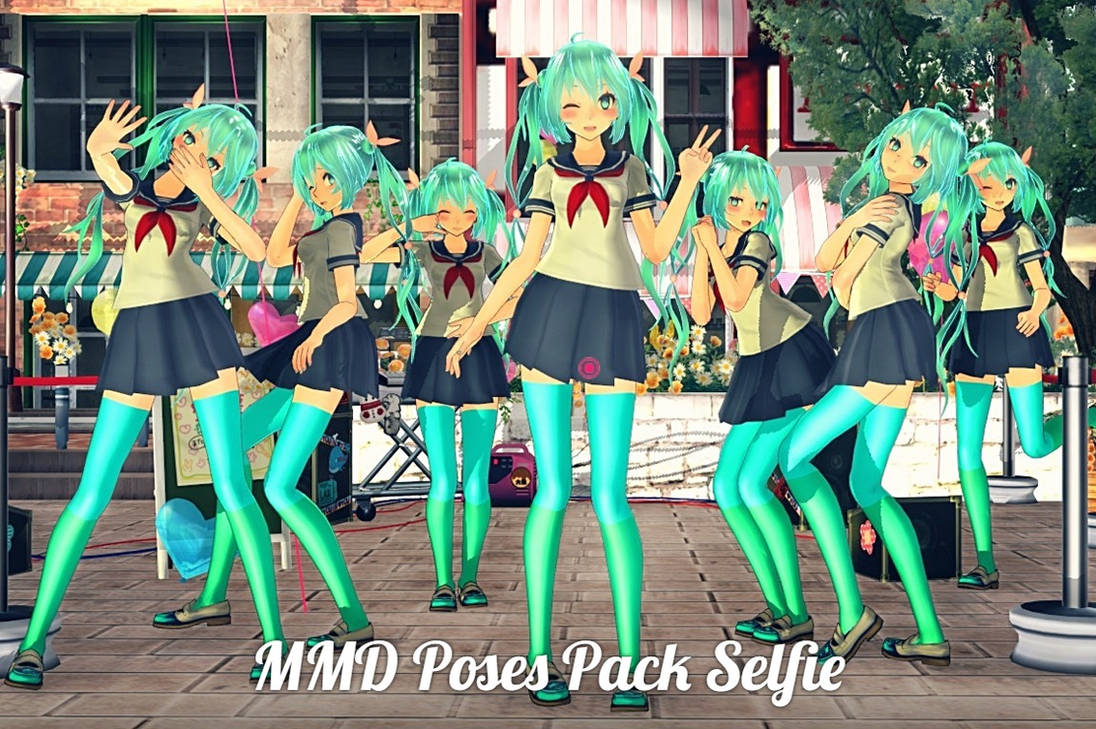 Mmd Pack MMD Poses Pack Selfie +DL by Alesyakawiii on DeviantArt