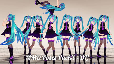 Mmd Pack Pose Packs on MMD-Poses - DeviantArt