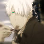 Ginko Eating Noodles