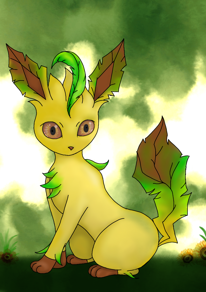 Leafia Leafeon Fanart by SylinaDee on DeviantArt