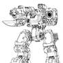 heavy autocannon mech