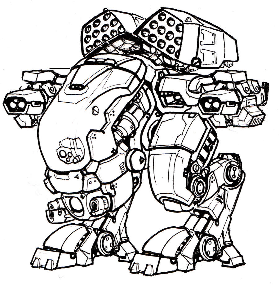 heavy bipod mech