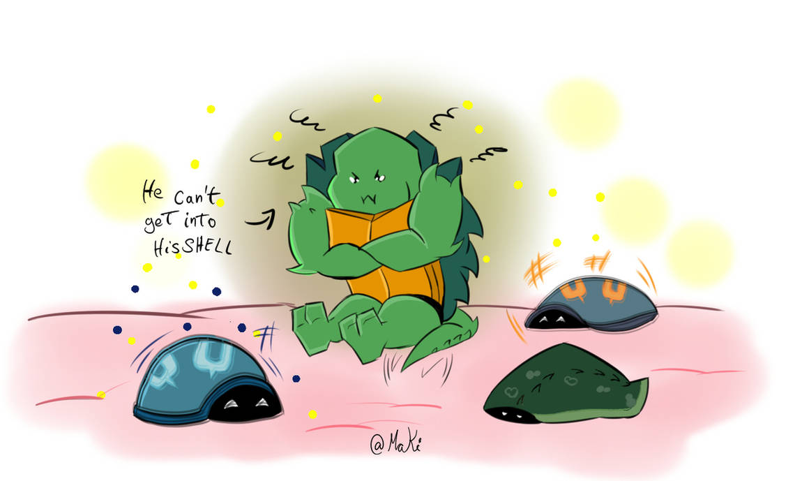 Baby-Turtlles//RaphaShell//Rottmnt by liyencebonafont on DeviantArt