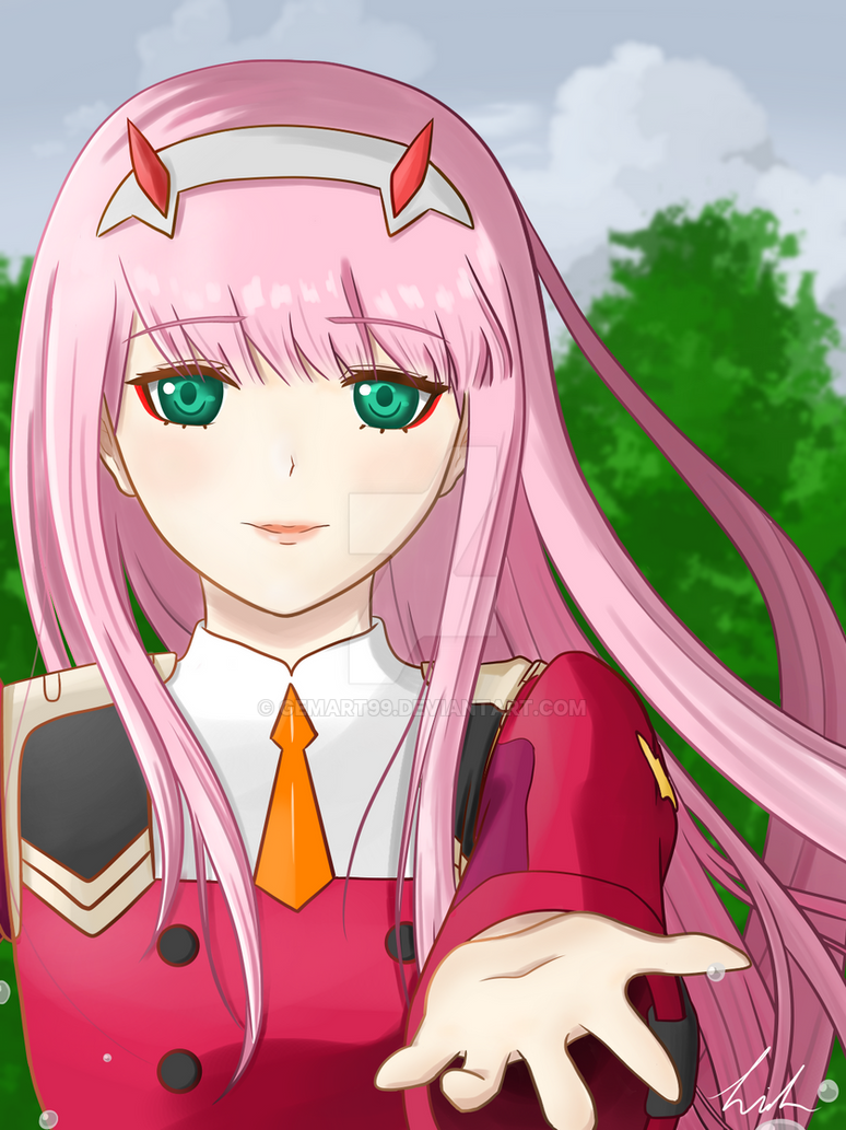 Zero Two Print by Gemart99 on DeviantArt