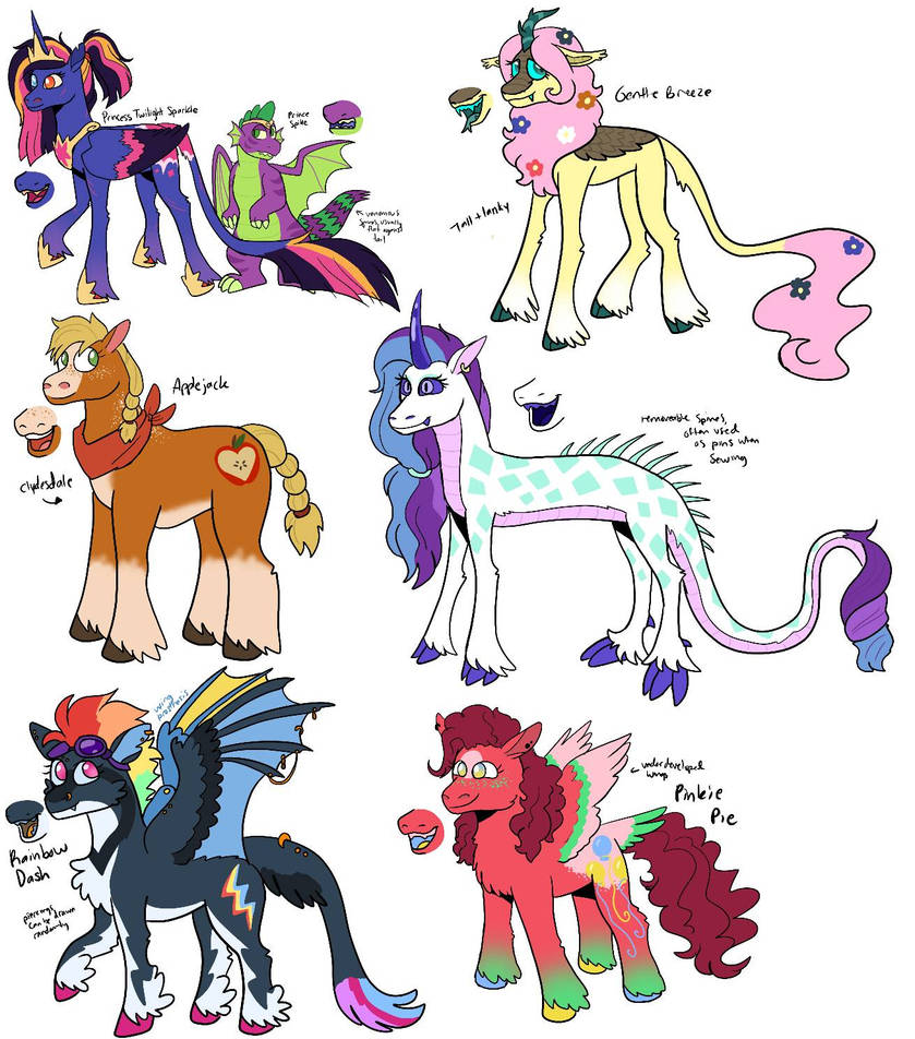 Mlp Restyle MLP Redesigns by artsySimurgh on DeviantArt