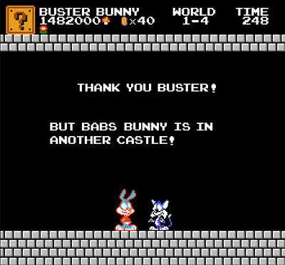 SMBC: Buster rescues Furrball (April Fools 2015)
