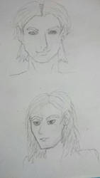 Practice drawing 1 - manga style males
