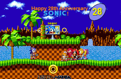 Sonic's 28th Anniversary by RonaTheRTD on DeviantArt