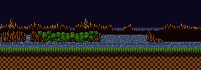 Green hill zone background by sonicmechaomega999 on DeviantArt