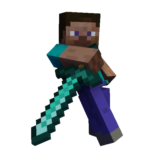 Minecraft Steve Rendering Minecraft Steve Render